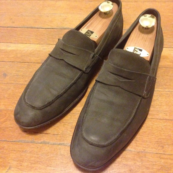'Kenneth Cole' Slate Gray Textured Loafers 10.5 - Picture 3 of 6
